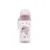 Biberon anticurgere cu clips si tetina lata, protejeaza gingiile, 6 luni+, 360 ml, My Friend Mellow Rose