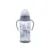 Biberon anticurgere cu manere, tetina lata, protejeaza gingiile, 6 luni+, 360 ml, My Friend Cameo Blue