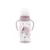 Biberon anticurgere cu manere, tetina lata, protejeaza gingiile, 6 luni+, 360 ml, My Friend Mellow Rose