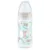 Biberon cu control temperatura si tetina silicon Nuk 6-18 luni Lion King