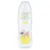 Biberon cu control temperatura si tetina silicon Nuk Night 0-6 luni 300 ml