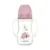 Biberon cu manere si tetina silicon Canpol Easy Start Sleepy Koala 240 ml Roz