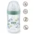 Biberon cu tetina de silicon si control temperatura Nuk For Nature 260 ml M 0-6 luni