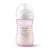 Biberon cu tetina din silicon Avent Natural Response 3.0 260 ml 1+ Roz