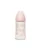 Biberon cu tetina rotunda din silicon cu 3 fluxuri iepuras roz Hygge Suavinex 270 ml