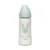 Biberon cu tetina rotunda din silicon debit dens Hygge Suavinex 360 ml iepuras verde
