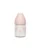 Biberon din sticla cu debit lent iepuras roz Hygge Suavinex 120 ml