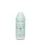 Biberon din sticla cu tetina rotunda din silicon cu 3 fluxuri pisica verde Hygge Suavinex 240 ml