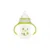 Biberon gat larg cu manere Minut Baby cu tetina silicon 0+ 150 ml verde