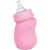 Biberon inclinat din sticla cu protectie de silicon 147ml Green Sprouts iPlay Pink