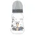Biberon polipropilena cu tetina silicon Lorelli Baby Care 125 ml s, 0+ Icy Grey