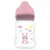 Biberon polipropilena cu tetina silicon Lorelli Baby Care Animals 0+ Blush Pink
