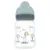 Biberon polipropilena cu tetina silicon Lorelli Baby Care Animals 0+ Mint Green