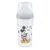 Biberon polipropilena cu tetina silicon si control de temperatura Nuk PM 260 ml 3 luni + M Mickey Grey