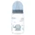 Biberon simplu polipropilena cu tetina silicon Lorelli Baby Care 125 ml 0+ Moonlight Blue
