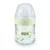 Biberon termic din sticla cu tetina din silicon S Nuk Nature Sense 0-6 luni 120 ml