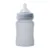 Biberon termo din sticla acoperita de silicon cu indicator de temperatura Bo Jungle 150 ml gri