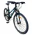 Bicicleta 700c hibrid 28 inch, munte, oras, 21 viteze shimano, v-brake, cadru aluminiu, suspensii pe furca, roti cu elemente reflectorizante, cric inclus