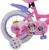 Bicicleta EL Minnie Mouse Cutest Ever ND 14 inch, roti gonflabile din cauciuc, roti ajutatoare, cosulet, scaun si ghidon ajustabile