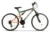 Bicicleta MTB-FS Velors Thunder V26205B VerdePortocaliu, roti 26 inch, schimbator spate Sunrun 7 viteze, Manete schimbator Rotative 21 viteze, cadru full-suspension otel, frane V-Brake