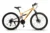 Bicicleta MTB-Full Suspension Velors Trail 2.7 V27271D PortocaliuNegru, roti 27,5 inch, greutate suportata 120 Kg, inaltime utilizator 160-175 cm