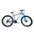 Bicicleta MTB GriAlbastru roti 27.5 inch, 21 viteze, schimbator shimano, frane pe disc, suspensii fata