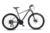 Bicicleta MTB-HT Carpat Pro Teen C27472A GriNegru, roti 27 inch, cadru aluminiu, 21 viteze, echipare Shimano, frane disc mecanice, cabluri integrate