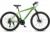 Bicicleta MTB-HT Carpat Spartan 2.6 C26322C VerdeNegru, roti 26 inch, cadru aluminiu, inaltime utilizator 150-165 cm, greutate suportata 120 kg