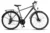 Bicicleta MTB-TREKKING Carpat Rocky C28281G GriAlbastruNegru, cadru aluminiu, roti 28 inch, 21 viteze, greutate suportata 120 kg