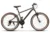 Bicicleta MTB Velors Mercury V26301G GriNegru, Schimbator spate Carpat, Roti 26 Inch, Manete Schimbator Rotative, 21 viteze, Frane Mecanice Disc fataspate