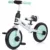 Bicicleta copii 2 in 1 Chipolino Max Bike mint 10 inch, de la 3 ani si greutatea de pana la 25 kg, sezut confortabil, reglabil pe inaltime, pedale si roti ajutatoare detasabile, scaun reglabil de la 32-40 cm