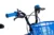 Bicicleta copii 7-10 ani Rich AlbastruPortocaliuAlb, Roti 20 Inch, Frana fata V-Brake, Frana Spate Tambur, Roti Ajutatoare