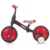 Bicicleta copii Chipolino Max Bike red 10 inch, de la 3 ani si greutatea de pana la 25 kg, sezut confortabil, reglabil pe inaltime, pedalele si rotile ajutatoare detasabile, inaltime sezut de la sol 32-40 cm