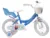Bicicleta copii Denver Frozen 14 inch, varsta 4-5.5 ani, inaltimea 95-115 cm, frana de mana pe ambele roti, scaun si ghidon ajustabile, roti ajutatoare detasabile, cosulet accesorii, suport pentru papusi in spate