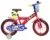 Bicicleta copii Denver Mickey Mouse 16 inch, varsta 4.5-6.5 ani, inaltimea recomandata 105-125 cm, scaun si ghidon ajustabile, frana de mana pe ambele roti, clopotel, suport si sticla pentru apa