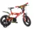 Bicicleta copii Dino Bikes 143 GLN diametru 14 inch, 4-7 ani, inaltimea recomandata 95-115 cm, roti ajutatoare, aparatoare lant, frana pe ambele roti