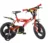 Bicicleta copii Dino Bikes 163 GLN diametru 16 inch, varsta cuprinsa intre 6-8 ani si inaltimea de 107-125 cm, roti ajutatoare, aparatoare lant, frana pe ambele roti