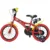 Bicicleta copii Dino Bikes Bing 14 inch, varsta 4-7 ani, inaltimea 95-115 cm, frana de mana pe roata fataspate, pinion spate fix, roti ajutatoare detasabile, suport cu sticla de apa