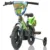 Bicicleta copii Dino Bikes Dinosaur 12 inch, varsta 3-5 ani, inaltimea 87-110 cm, roti spuma EVA, frana de mana pe roata din fata, pinion spate fix, roti ajutatoare detasabile, scut frontal