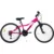 Bicicleta copii Dino Bikes MTB Ring roz 24 inch, de la 9 ani, inaltimea recomandata 135-145 cm, anvelope gonflabile, avertizor luminos, transmisie Shimano cu 18 viteze, suspensii la roata din fata, cric inclus