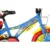 Bicicleta copii Dino Bikes Pinocchio 14 inch, varsta 4-7 ani, inaltimea 95-115 cm, frana de mana pe roata fataspate, pinion spate fix, roti ajutatoare detasabile, suport cu sticla de apa
