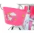 Bicicleta copii Dino Bikes Unicorn 14 inch ,varsta 4-7 ani, inaltimea 95-115 cm, frana de mana pe roata din fataspate, cosulet fata si scaun pentru papusa in spate, pinion spate fix, roti ajutatoare detasabile