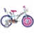 Bicicleta copii Lol Dino Bikes-614LOL 14 inch, varsta 4-7 ani, inaltimea 95-115 cm, roti ajutatoare, frana pe ambele roti, cosulet si scaunel pentru papusa