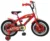 Bicicleta copii Stamp Cars 16 inch, varsta 5-7 ani, inaltimea recomandata 104-110 cm, scaun si ghidon ajustabile pe inaltime, roti ajutatoare, frana de mana pe ambele roti