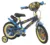 Bicicleta copii Toimsa Batman 14 inch, varsta 4-6 ani, inaltimea 100-110 cm, suport si recipient pentru apa, frana de mana pe ambele roti, scaun reglabil, roti ajutatoare detasabile, scut frontal, protectie noroi