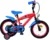 Bicicleta copii Volare Spiderman FW 14 inch, pentru copii cu o inaltime intre 98 la 110, frana de mana pe ambele roti, suport pentru sticla de apa, roti ajutatoare detasabile