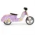 Bicicleta copii din lemn fara pedale Ecotoys LC-V1330 Violet cu fluturasi, roti cauciuc EVA, de la 2 ani pana la 20 kg, scaun reglabil pe 3 inaltimi