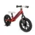 Bicicleta copii fara pedale Balance bike Qplay Racer Rosu de la 3 ani pana la 30 kg, cadru usor de magneziu, reglabil, sa comoda, acoperita cu piele ecologica, roti de cauciuc gonflabil