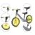 Bicicleta copii fara pedale Byox Go On grey 12 inch, roti din spuma EVA, scaun reglabil 32-41 cm, cadru din aliaj de magneziu, roti din spuma rezistenta, greutate maxima 30 kg