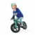 Bicicleta copii fara pedale Chillafish BMXie 02 Mint 12 inch, suport pentru picioare si frana integrata, varsta 2-5 ani, scaun reglabil de la 32 la 39 cm, anvelopele RubberSkin